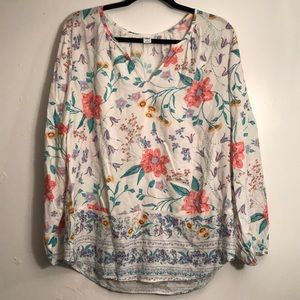 NWOT Old Navy Long Sleeve Womens Blouse Size Large